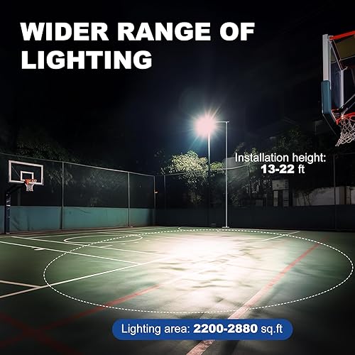 Miniatura 2 de Luces solares de calle de 10000 W para exteriores, 6500 K, luces solares de estacionamiento comercial, desde el atardecer hasta el amanecer,