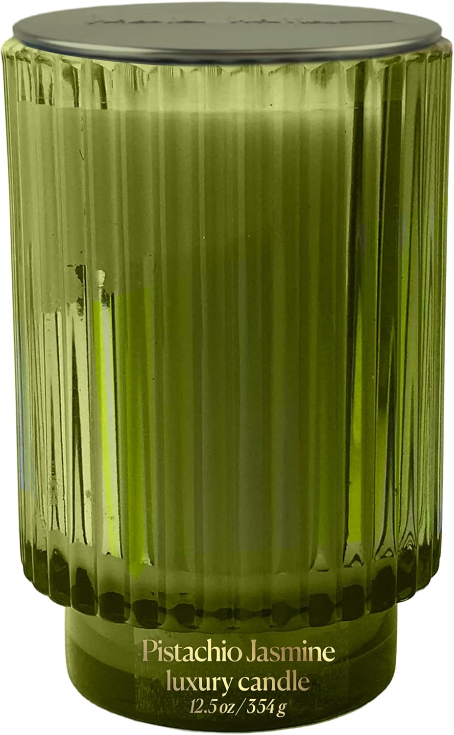 Pistachio Jasmine Soy Blend Wax Candle, 12.5 oz., by Nicole Miller