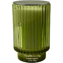 Pistachio Jasmine Soy Blend Wax Candle, 12.5 oz., by Nicole Miller