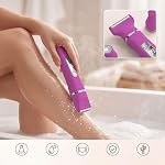 KINGTEE 5 en 1 Bikini Trimmer femmes, Razor électrique pour les femmes, Rasoir électrique pour femmes rechargeables,IPX7 Trimmer bikini imperméable, Trimmer sans cheveux pour visage, Legs, Hair, Bikini (rose rose)