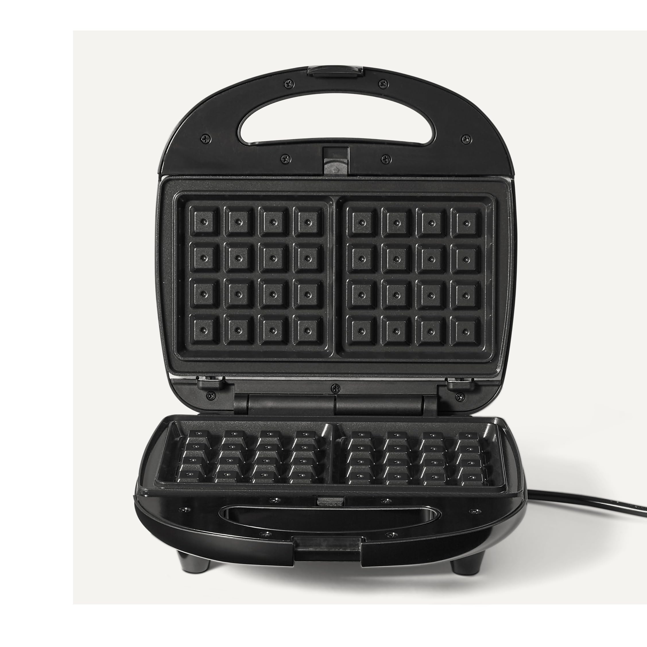 Amazon Basics 3-in-1 Sandwich Maker, Panini Press and Waffle Maker with Removable Plates, 700W
