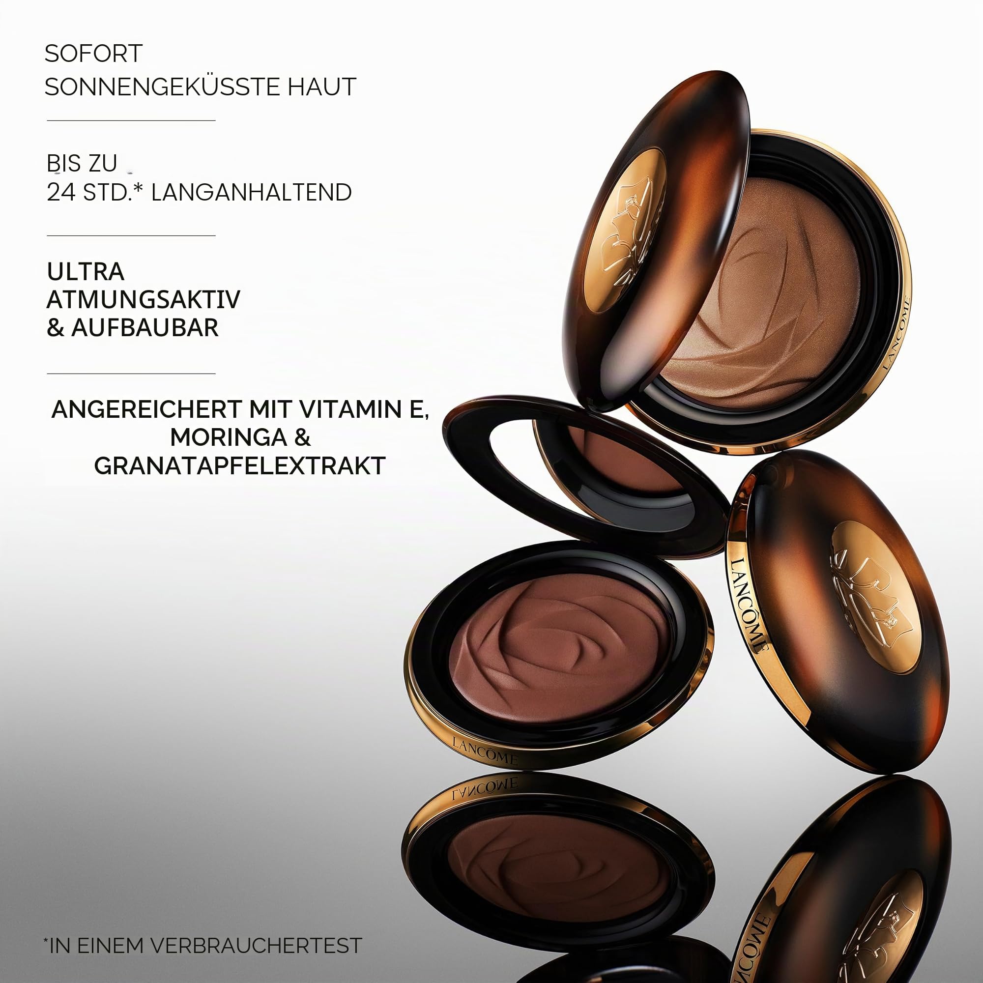 Lancôme Teint Idole Ultra Wear Bronzer, deckendes Bräunungspuder, 10g | Verleiht ein natürlich mattes Finish, mit schützender Formel, bis zu 24 Stunden Halt, für einen natürlichen Teint