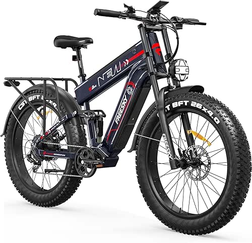 FREESKY Dual Battery Electric Bike for Adults, 48V 41AH 160