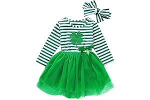 Captivating St. Patrick's Day Toddler Girl Outfit