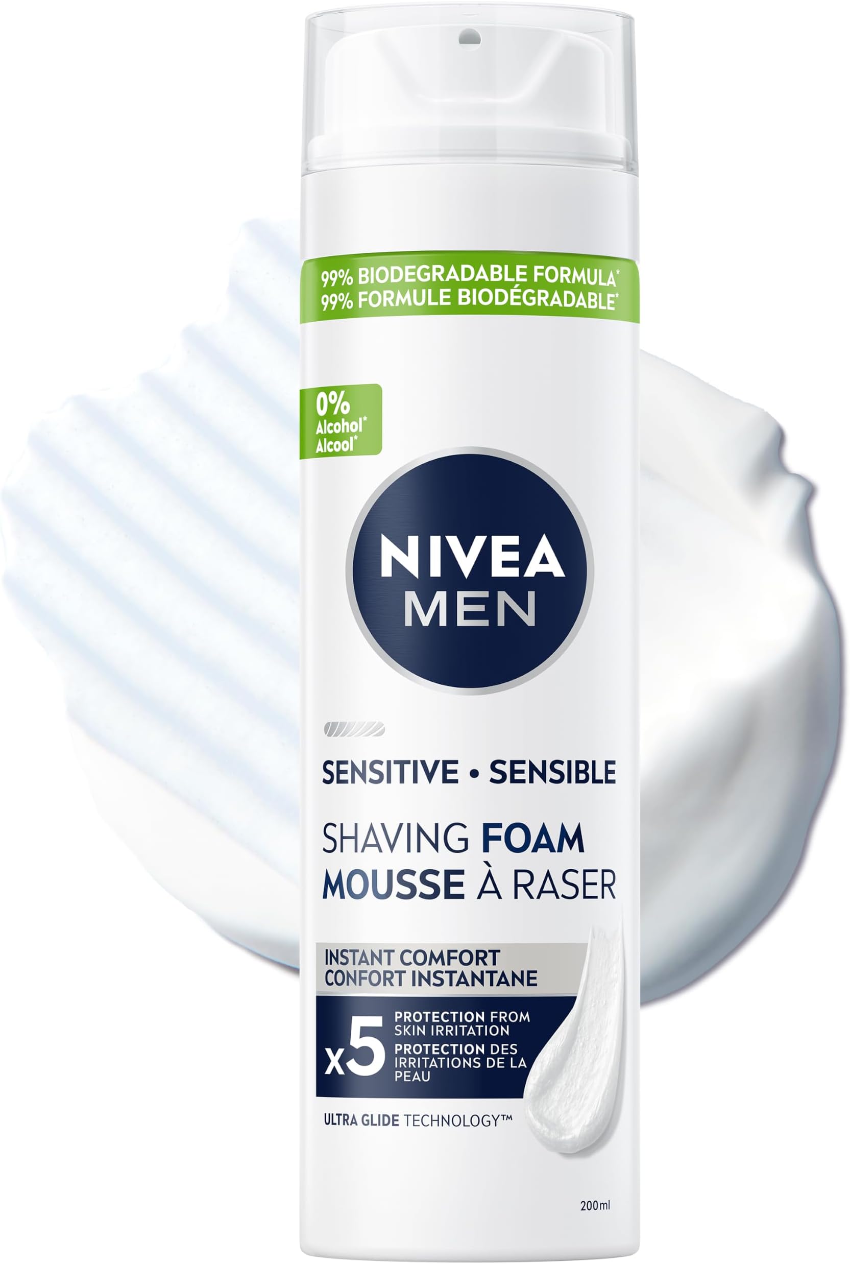 Nivea Men's 6.7-ounce Sensitive Shaving Foam Pack of 1