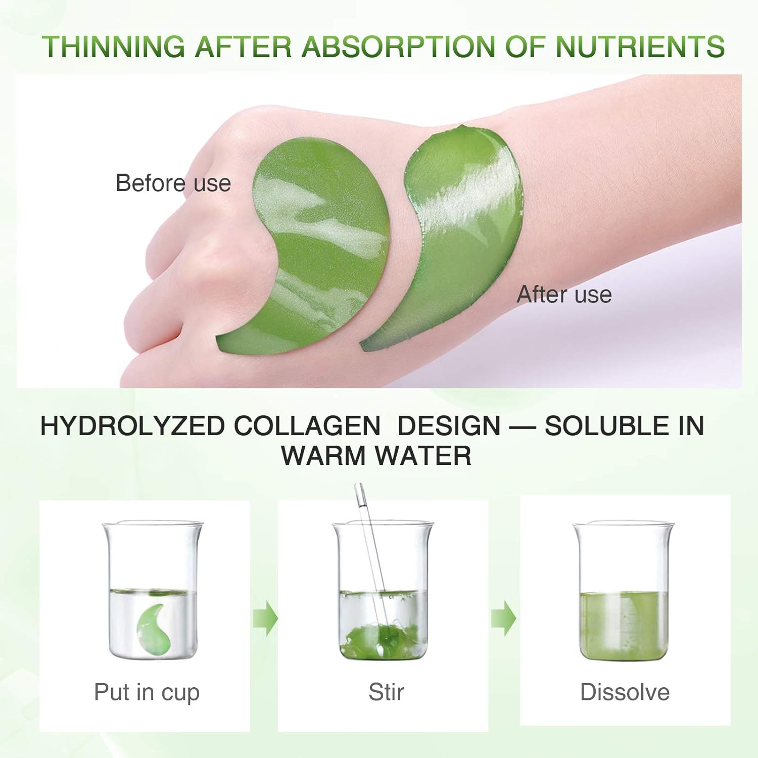 Collagen Under Eye Patches,30 Pairs Under Eye Gel Pads Eye Mask Treatment with Anti-Aging Hyaluronic Acid For Moisturizing & Reducing Dark Circles Puffiness Wrinkles Fine Lines for Women and Men : Beauty & Personal Care