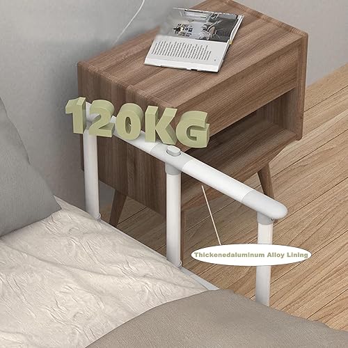 Miniatura 2 de Bed Rails for Elderly, Bedside Assist Bar with Support Legs for Seniors & Surgery Patients, Bed Rails for Elderly Adults Safety with Adjustable