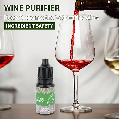Miniatura 4 de Varita de vino, purificador de vino, gotas de dolor de cabeza, elimina sulfitos y taninos, filtros de vino para histaminas, elimina sensibilidades