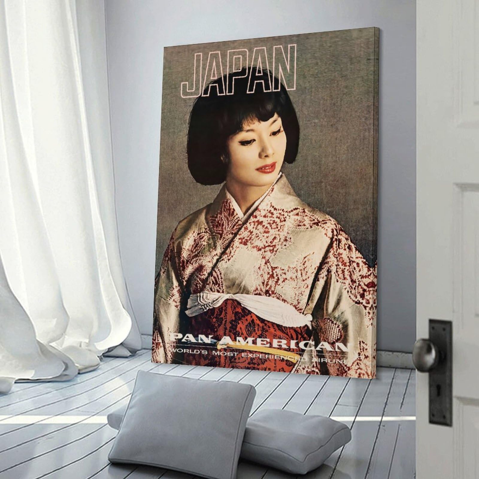 Junmoney Canvas Art Print Japan Travel (6), 24x36inch(60x90cm), for Gallery Wall Decor And Room Displays, Wall Decor Suited to Curated Displays