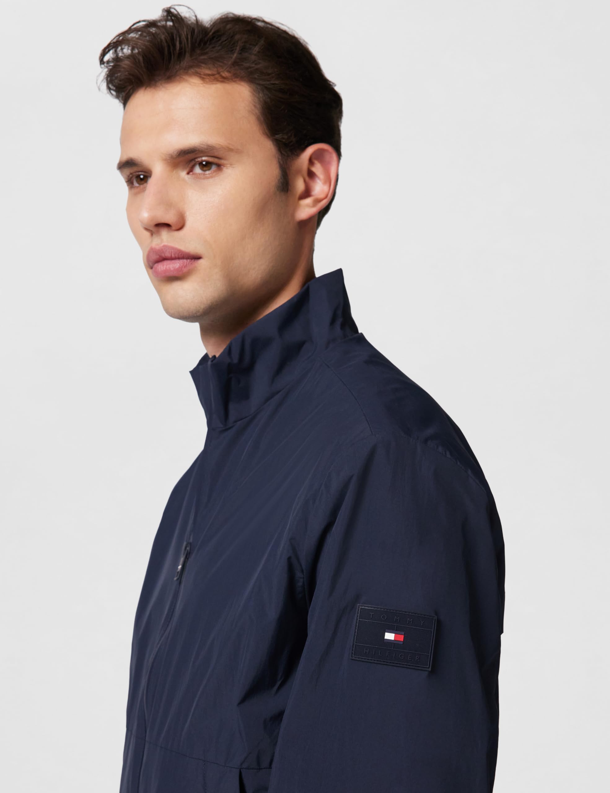 Tommy Hilfiger Herren Blouson Jacke Branded mit Reißverschluss