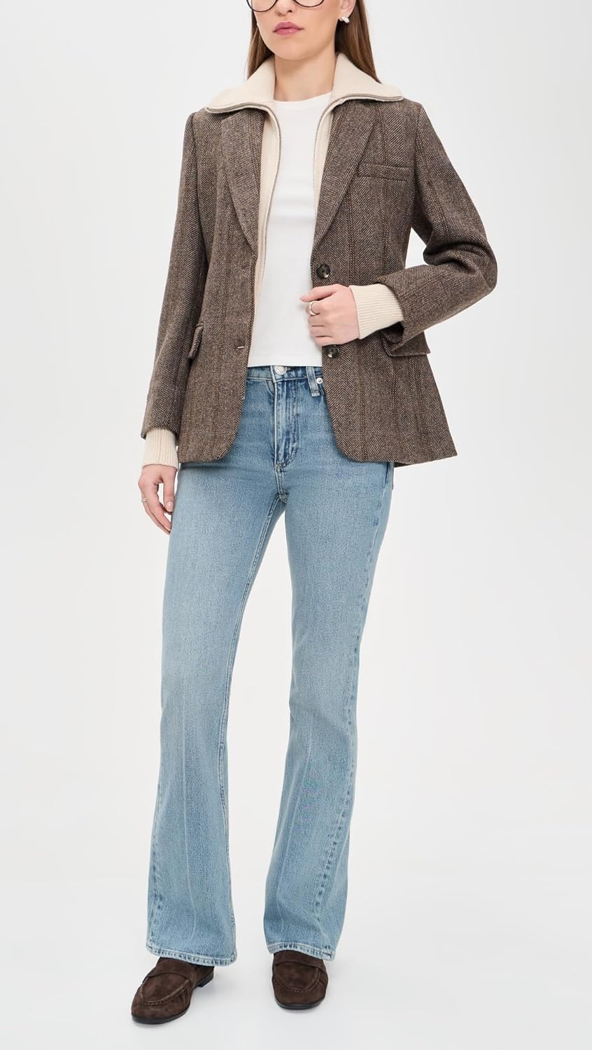 rag & bone Women's Peyton Mr Full Length Bootcut Jeans - Image 3