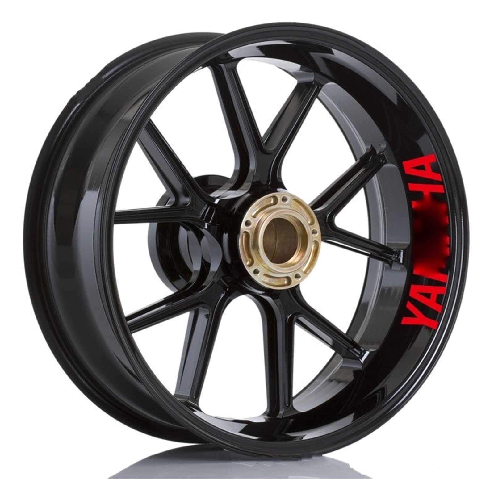 Sjhyll Inside1 For For Yzf R1 R6 Fz1 Fz8 Fz6 Xj6 For Mt03 Mt07 Mt09 Mt10 Motorcycle Wheel Reflective Rim Decal Sticker(Inside1)