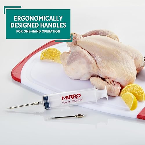 Miniatura 4 de Mirro Jeringa inyector de sabor, 2 onzas, color blanco
