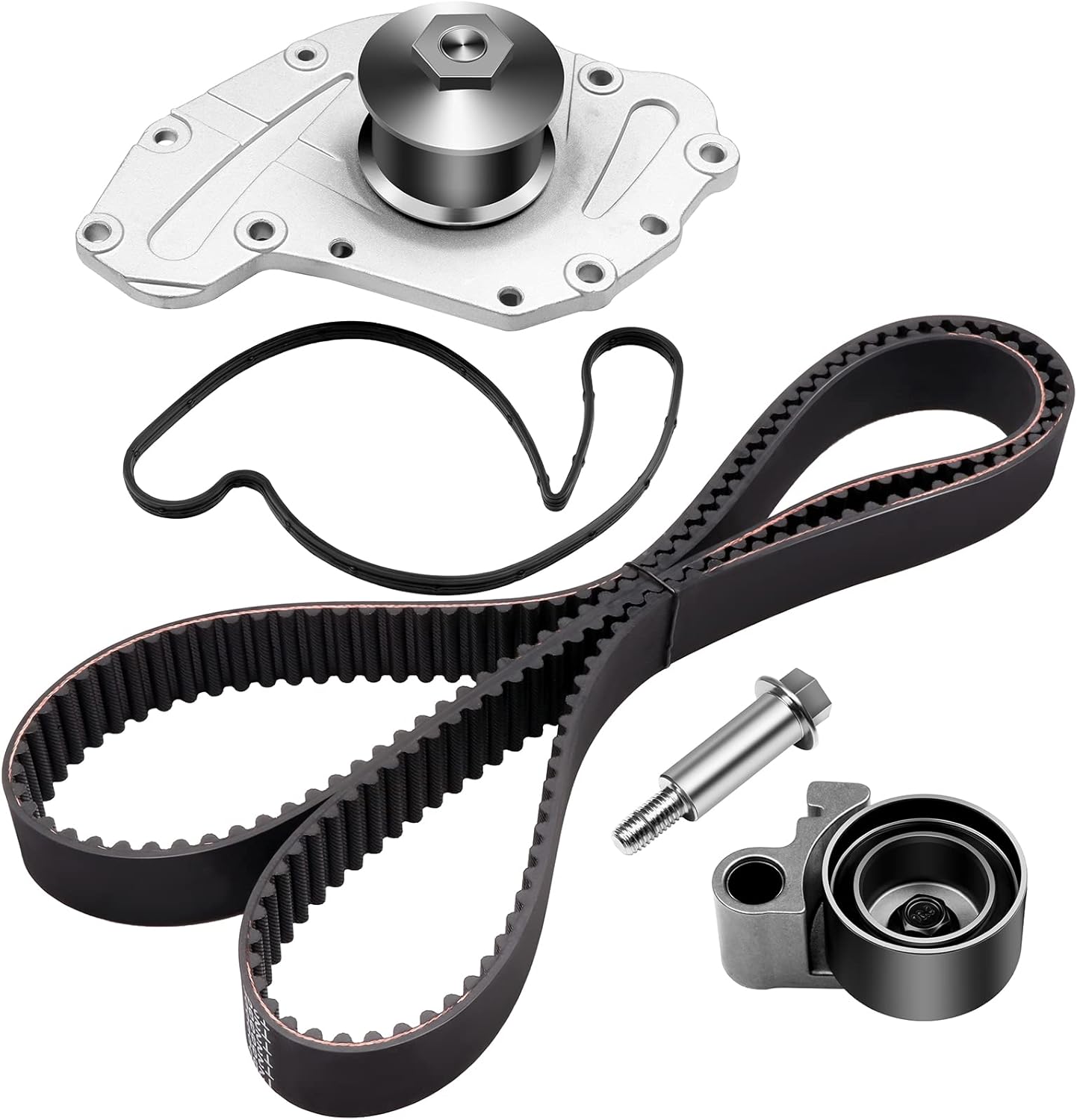SCITOO TBK295L,WP120-7170 Timing Belt Kit 2005-2010 for Chrysler 300 3.5L,2007-2010 for Chrysler Sebring 3.5L,2006-2010 for Dodge Charger 3.5L,2008-2010 for Dodge Grand Caravan 4.0L