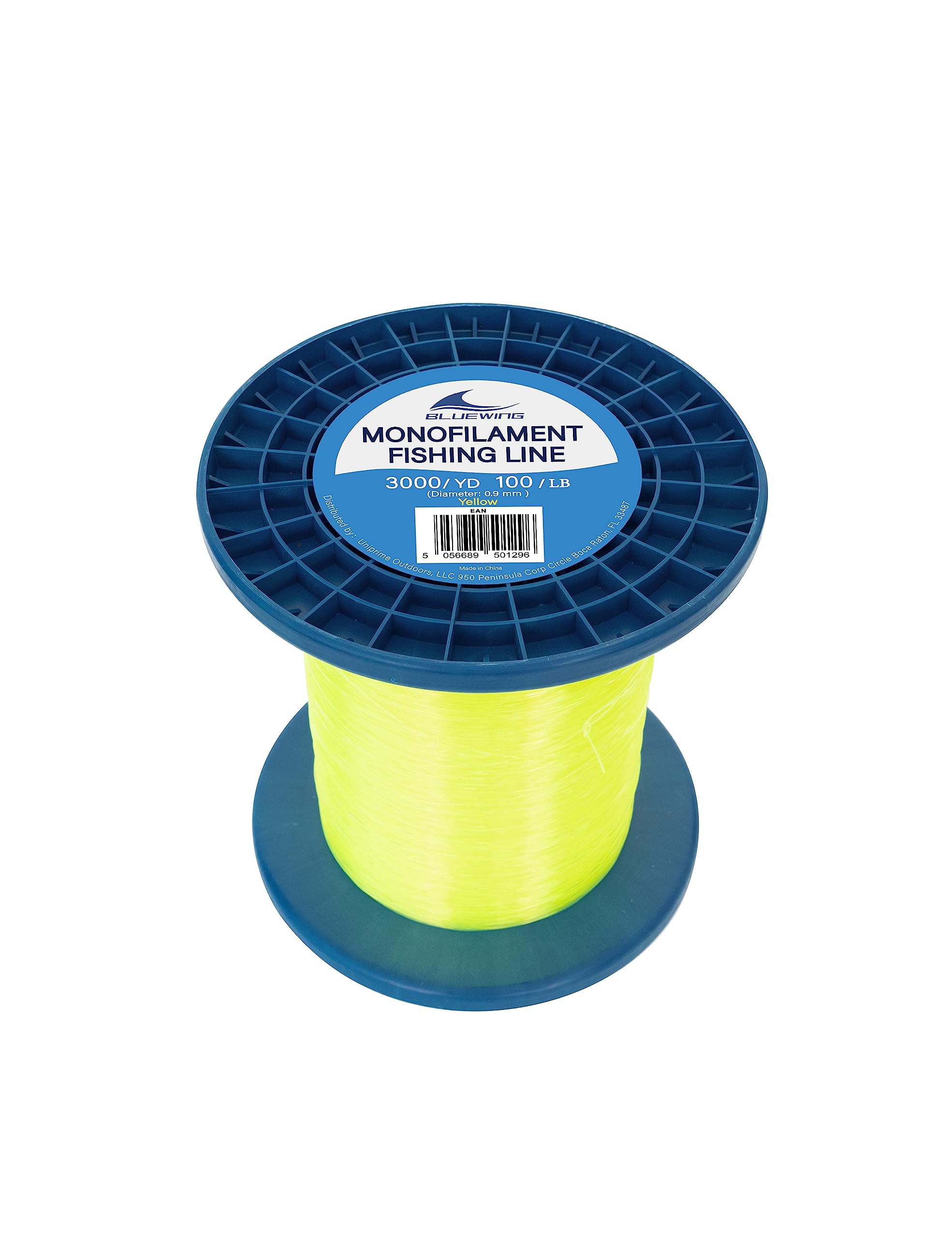 BLUEWING Monofilament Fishing Line Clear Mono Fish Wire Thin Diameter String 6-400 lbs, 50-3000 Yards