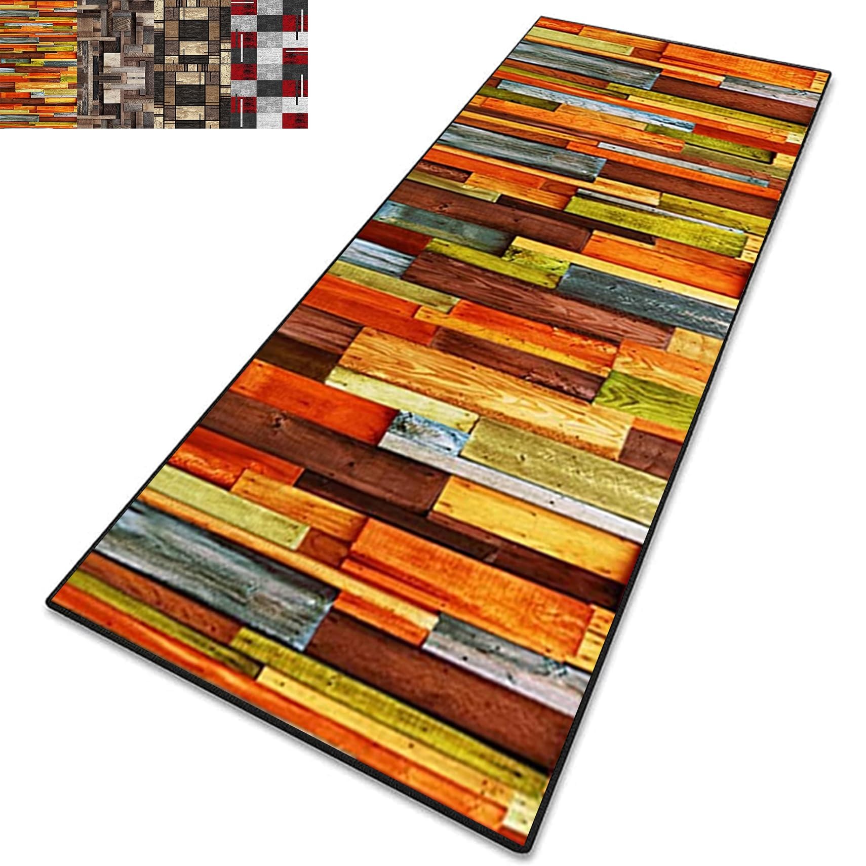 Tapis salon vintage extra long pour couloir moderne et chaleureux