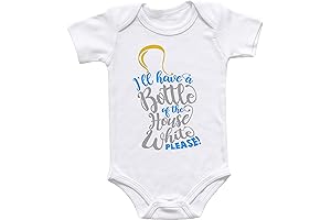 I'll Have a Bottle of The House White, Funny Wine Lover Baby Onesie