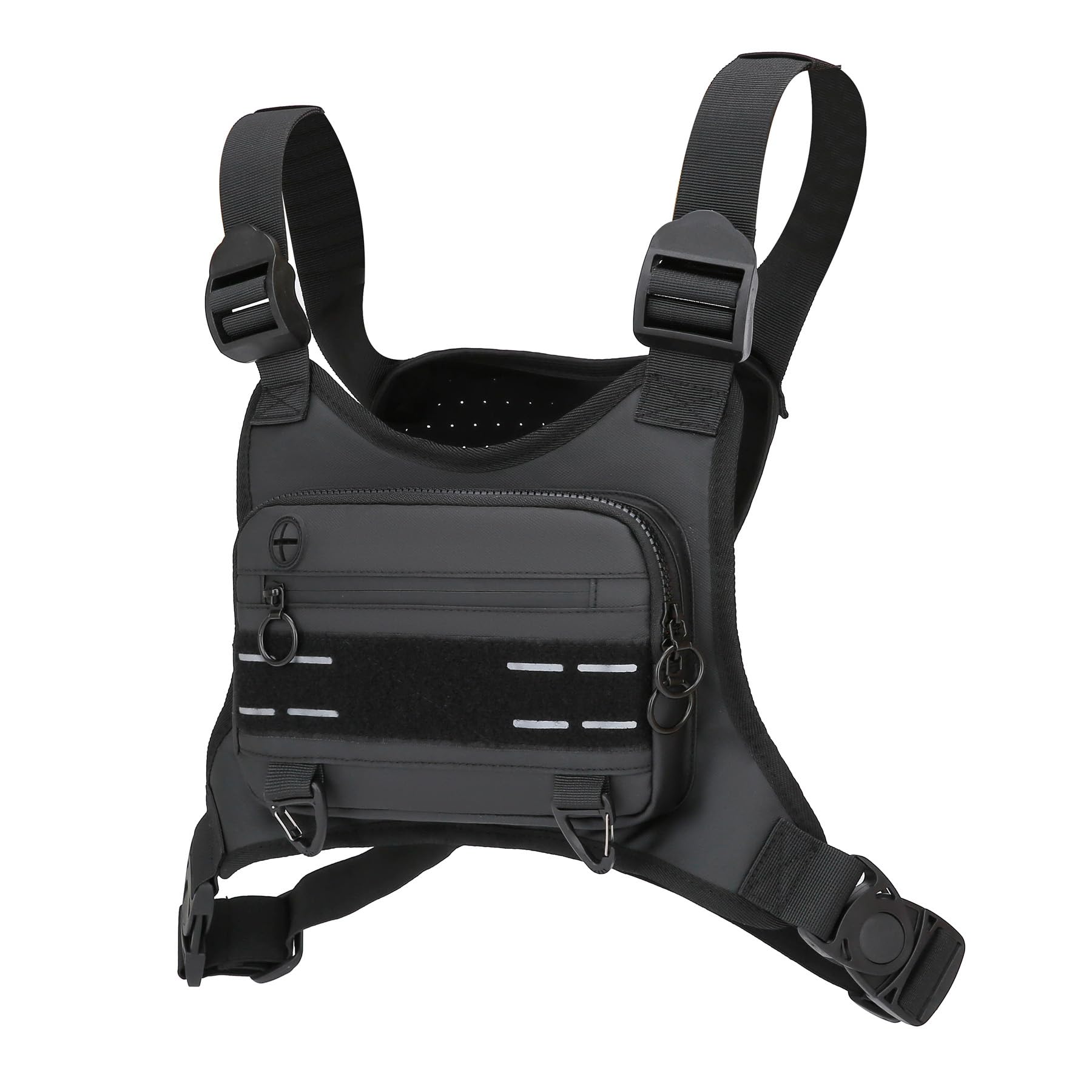 KOCULEMI Borsa Pettorale Impermeabile Uomo Donna Zaino Corsa Minimalista Porta Telefono Gilet Leggero