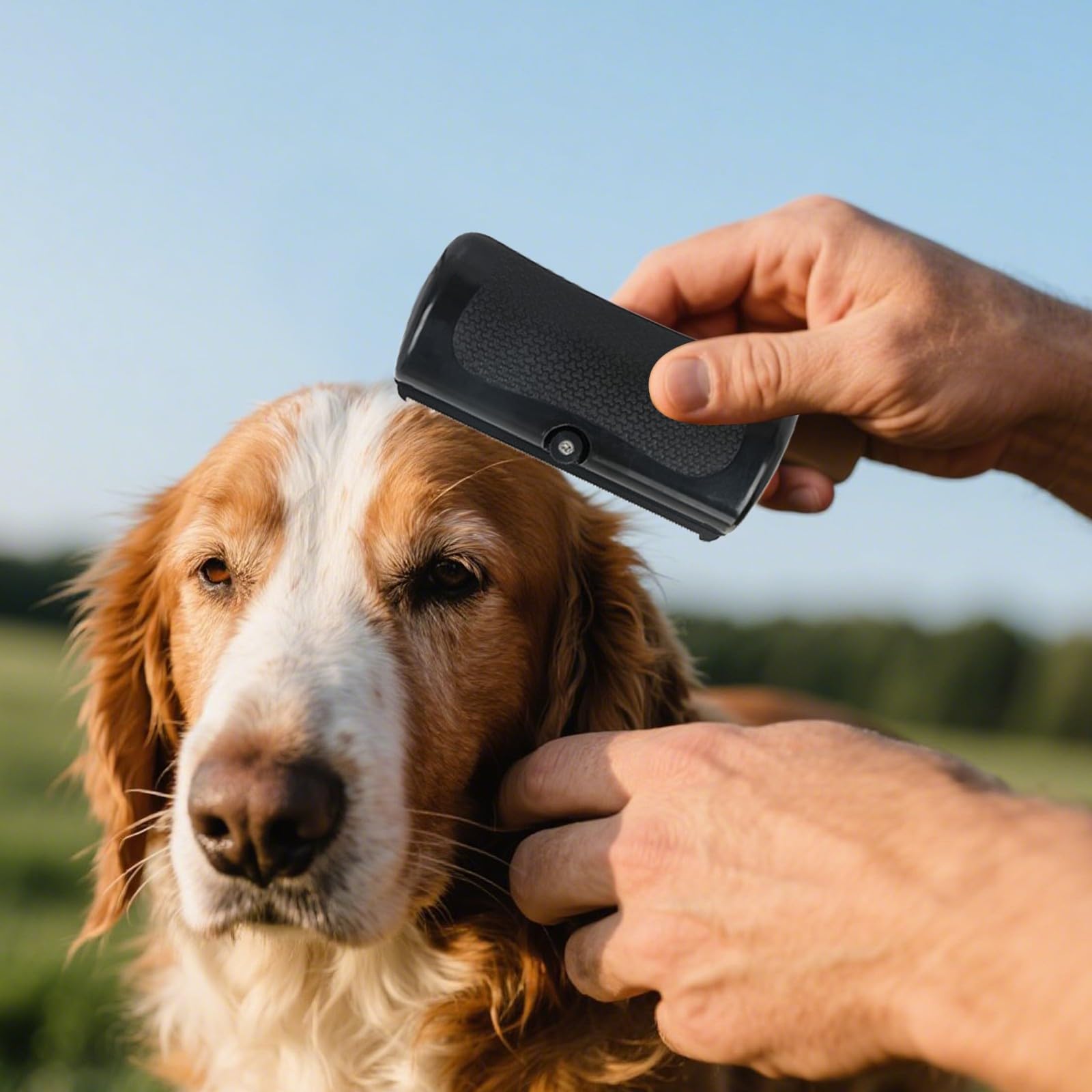 Spazzola per deshedding per gatti, cani, conigli, cavalli, ergonomica, per la salute e la bellezza, per capelli opachi, peli sciolti (3 pezzi)