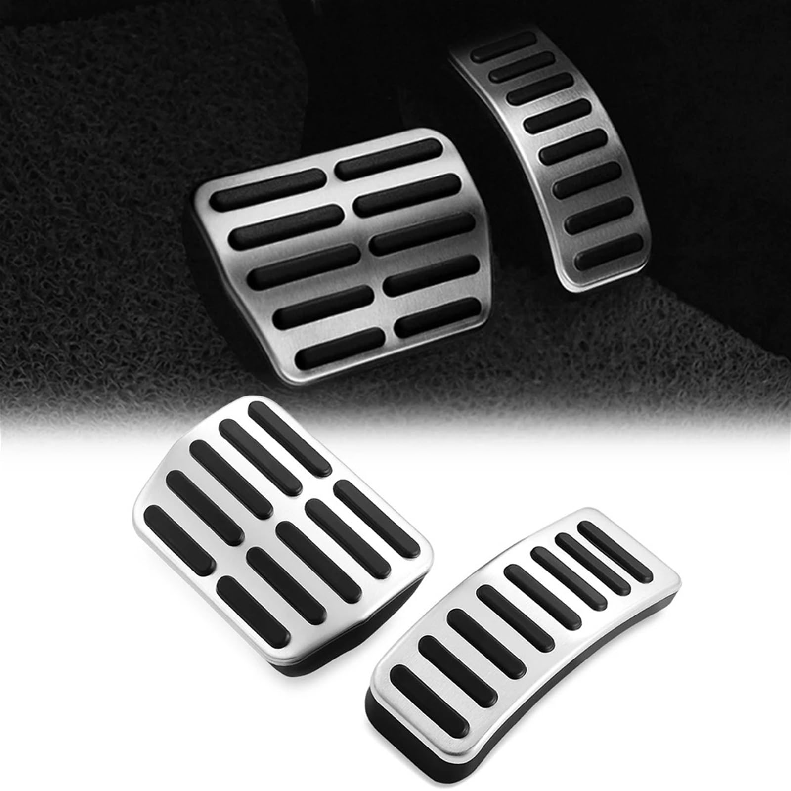 Osłona pedałów samochodowych pasuje do Skoda For Fabia For Rapid For Rabia dla Octavia dla Roomster osłona pedału samochodowego z kierownicą po lewej stronie gazu pedały hamulca pedały nożne do