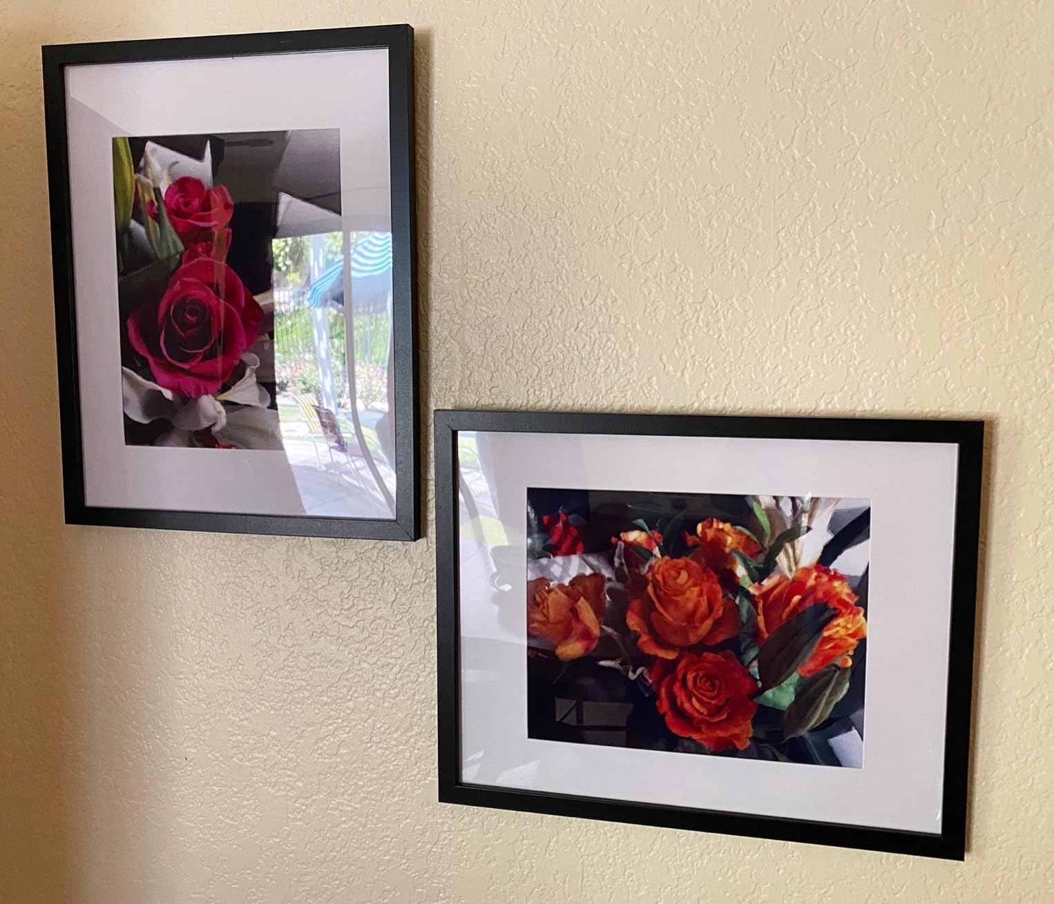 4/mo Finance TWING Rustic Picture Frames 11x14 Set of 3, Distressed