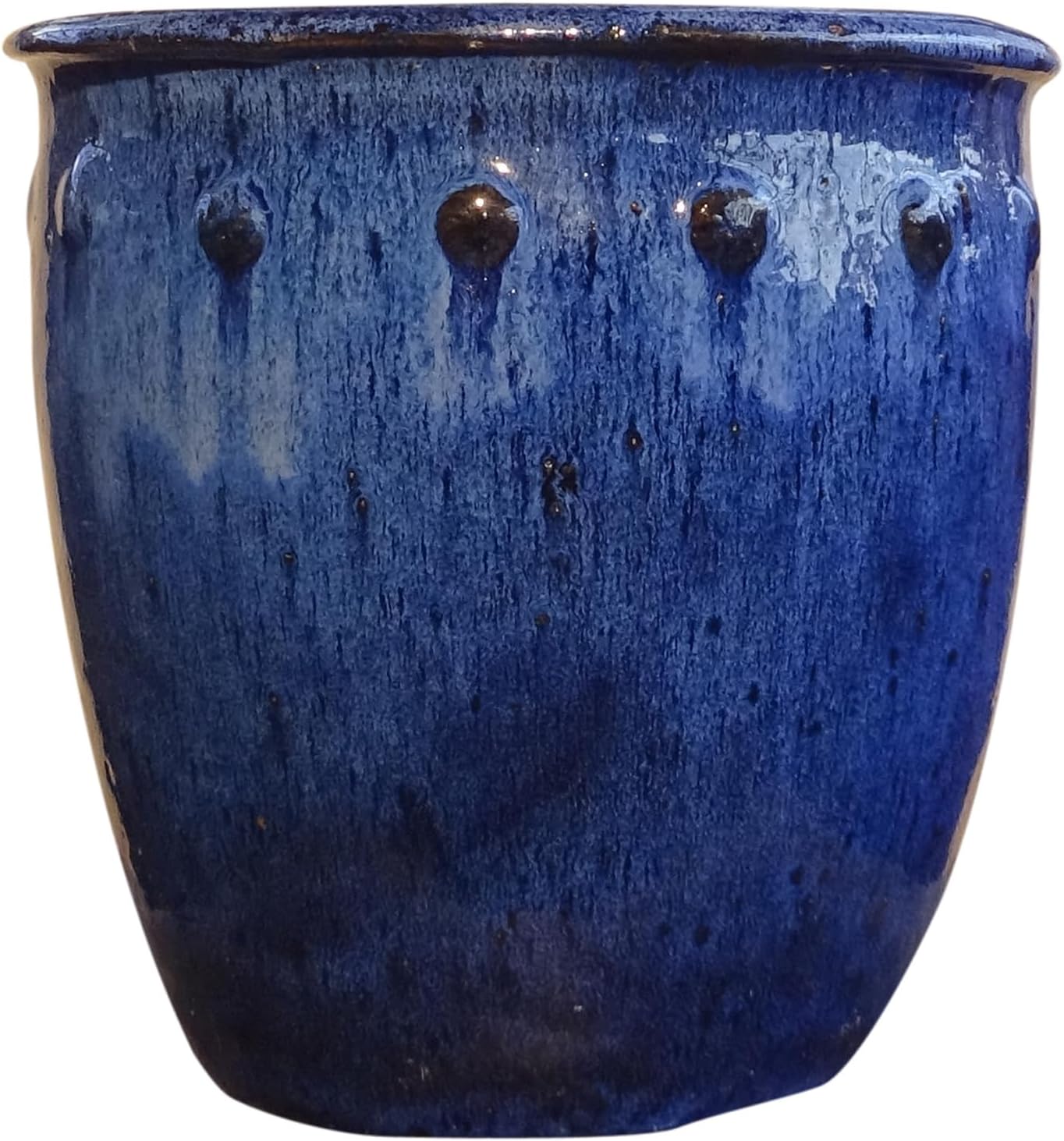 terracotta-toepfe-de robuster Blumentopf 50 cm Durchmessser, blau terracotta-toepfe-de robuster Blumentopf 50 cm Durchmessser, blau