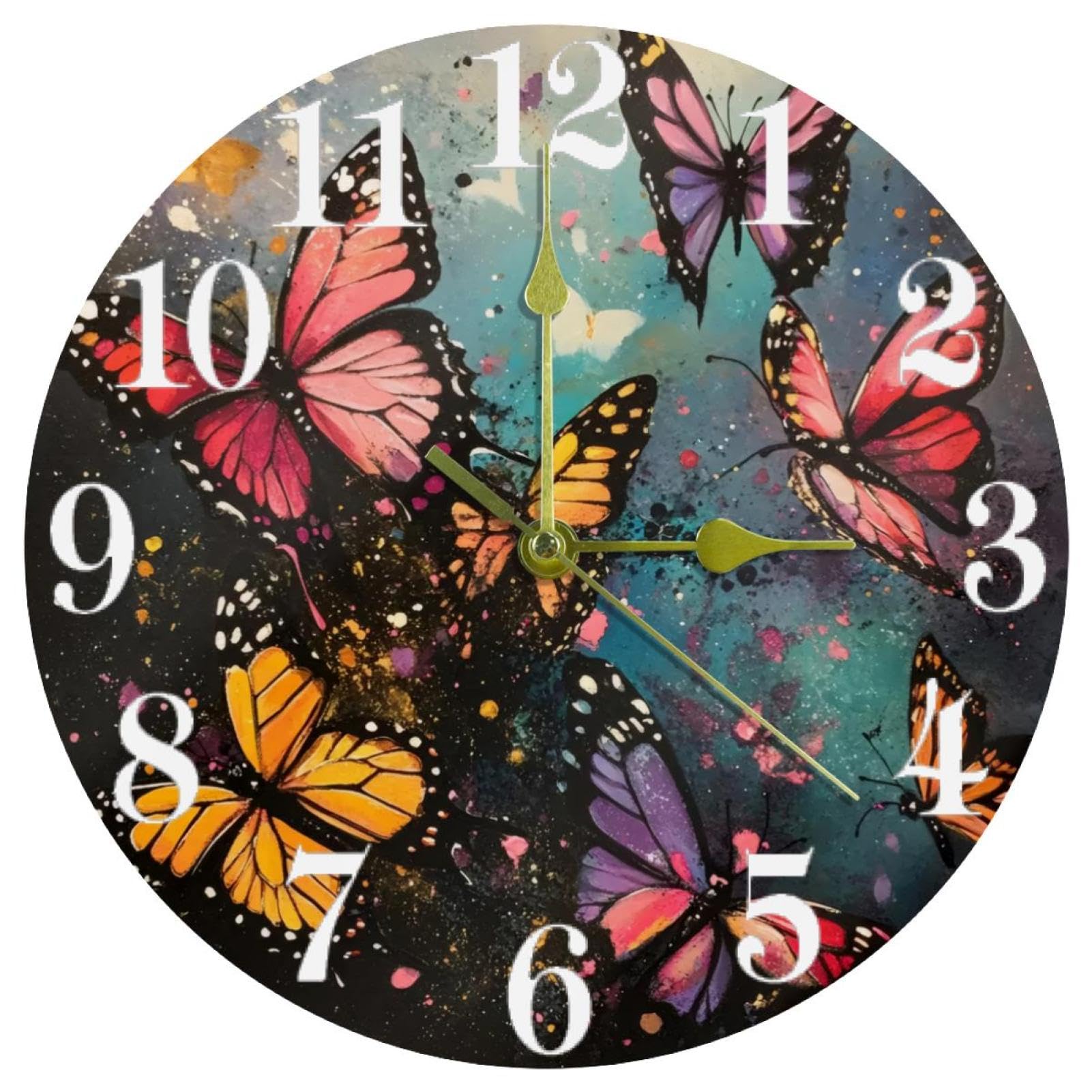 Horloge murale à quartz pour décorer le salon ou optimiser le temps d'étude à l'école
