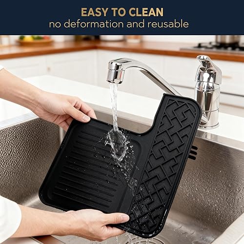 Miniatura 5 de Tapete superior para máquina de café espresso Ninja Luxe ES601 y ES701, silicona de grado alimenticio, resistente al calor, protege la superficie