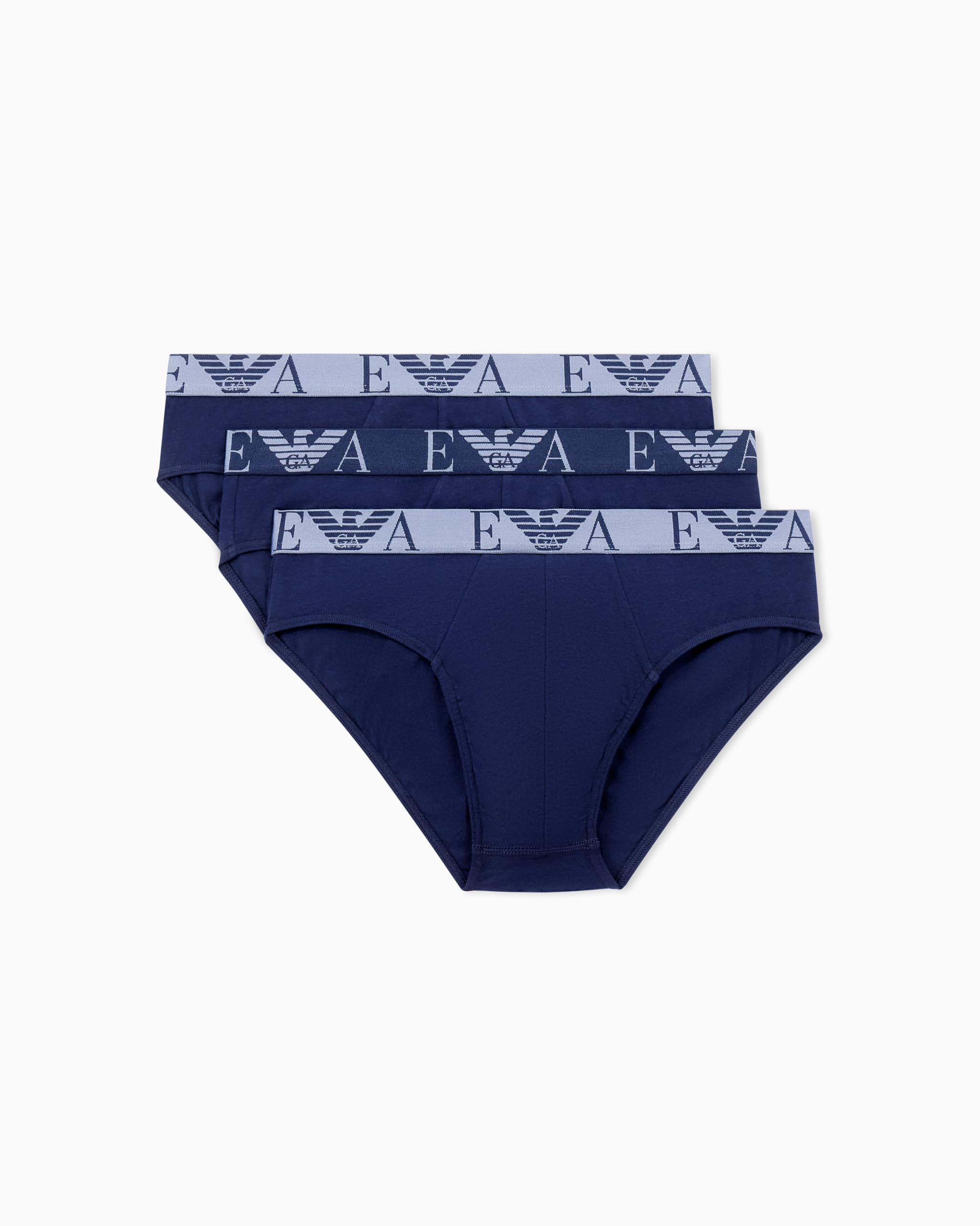 Emporio Armani Bold Monogram 3-Pack Brief Mutande da Uomo Uomo (Pacco da 3)