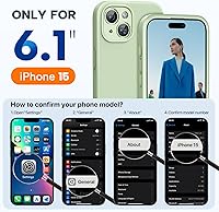 Vista 1013 de Miracase Funda diseñada para iPhone 13 Pro Max con protector de pantalla, [forro de microfibra suave antiarañazos], funda protectora de silicona