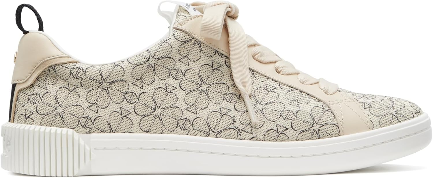 Kate Spade New York Womens Spade Flower Lace Up Sneaker - Image 7