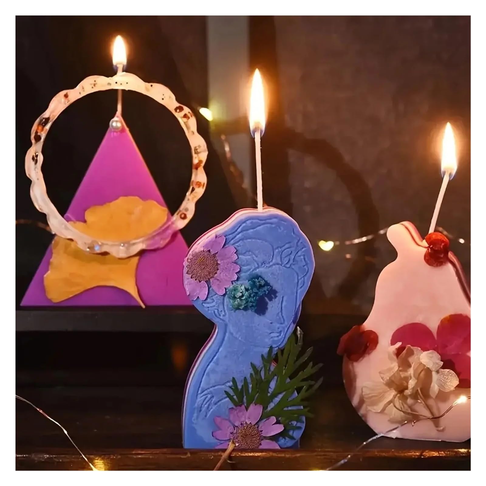 Kerzendocht 300 Stück Rauchfreie Kerzendochte, Sojawachs, Reiner Baumwollkern, DIY-Herstellung, Vorgewachster Docht for Partyzubehör(6cm)