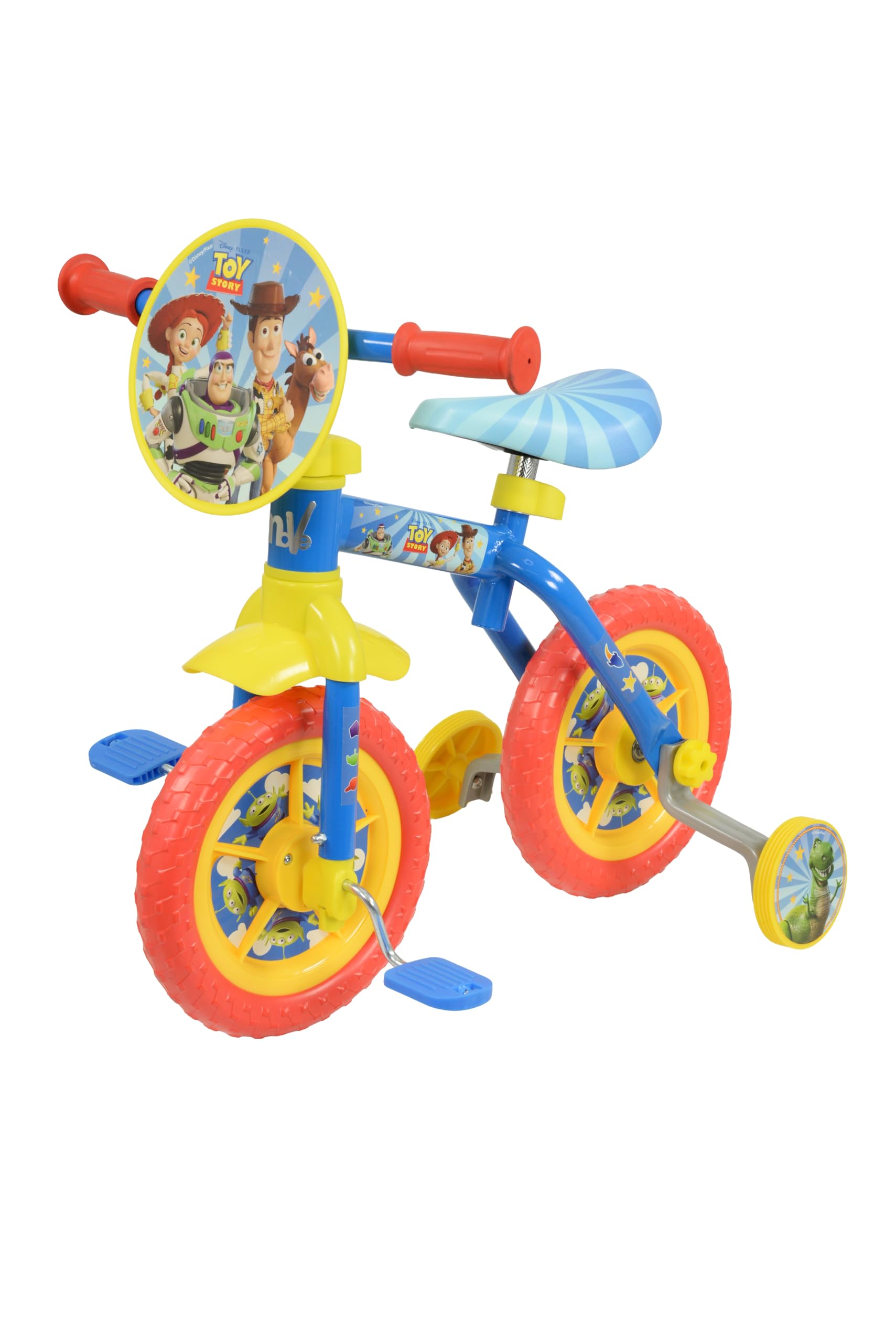 Toy Story  2In1 10Inch Training Bike - coloured