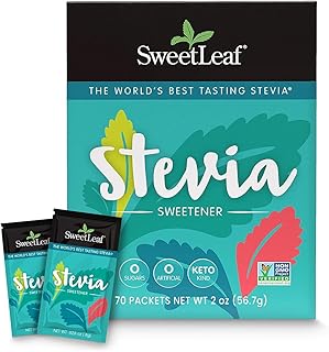 SweetLeaf Natural Stevia Sweetener, 70 Count