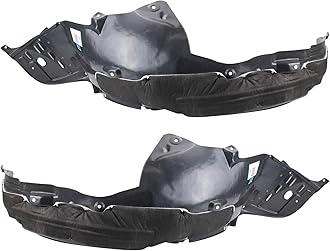 TRQ Inner Fender Liner Set Compatible with 2016-2017 Honda Accord HO1248174 HO1249174