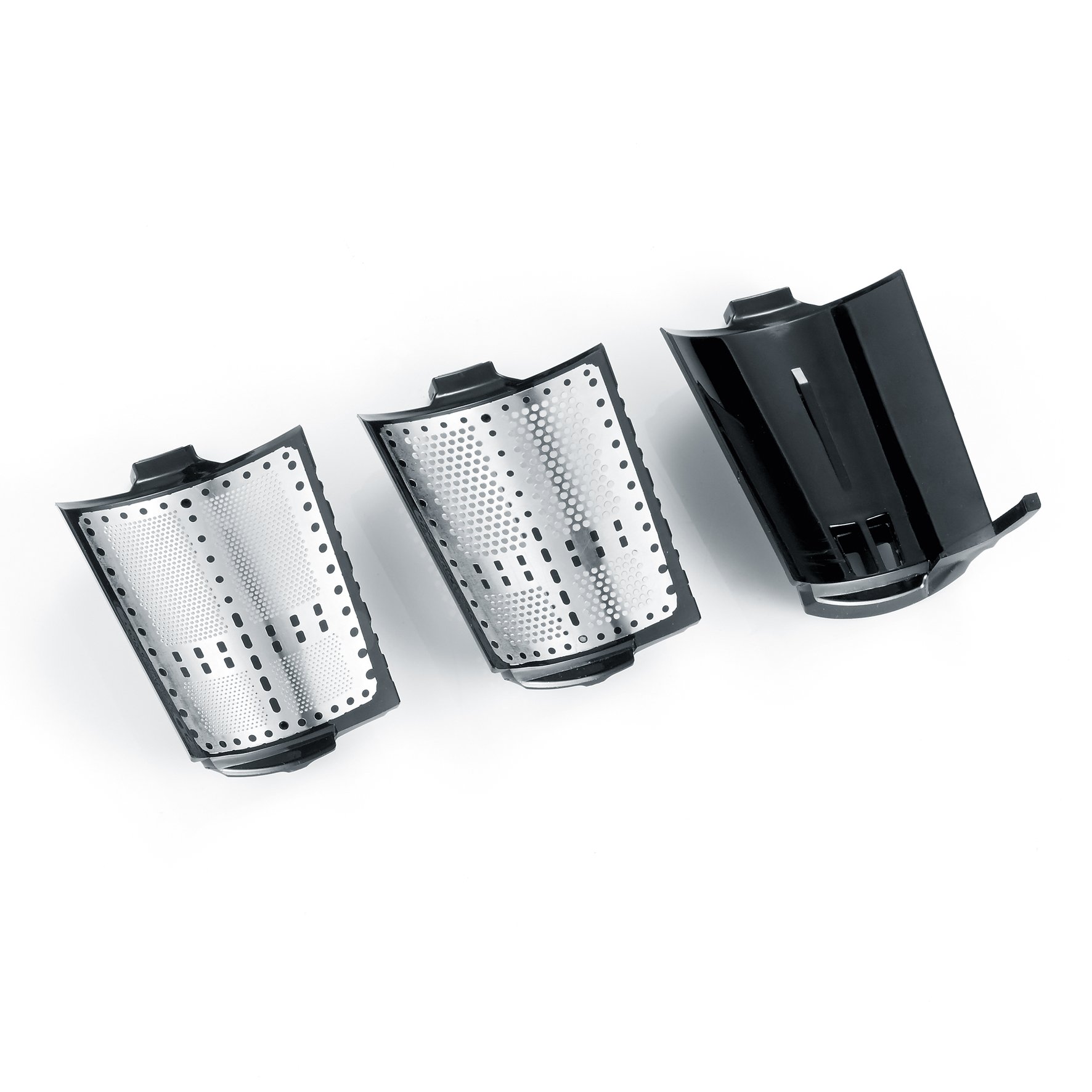 SEVERIN Slow Juicer, Estrattore di Succo, 150W, 1 Litro, 45 rpm, Senza Lame, Inserto Sorbetti, 2 Setacci, Funzione Inversa, Antigoccia, BPA Free, 22,0 x 26,0 x 42,0 cm, Acciaio - ES 3571