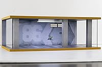 Vista 9 de Caja de exhibición Lego Cars Speed Champions con cubierta acrílica e iluminación LED para autos diecast a escala 1/24, 3 espacios de estacionamiento