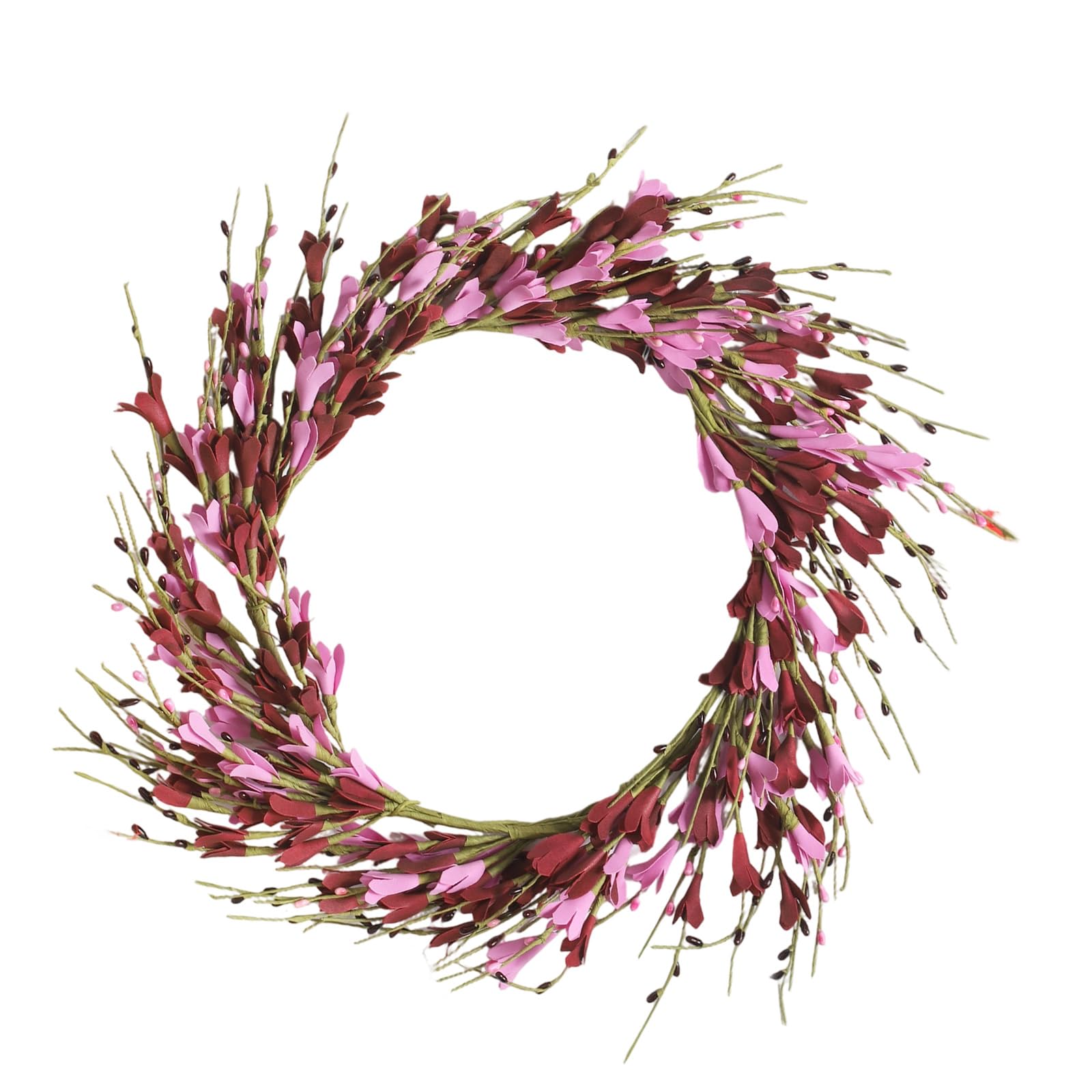 Tsophreniq Romance Styles Realistic Artificial Flower Wreath for Enhancing Atmospheres During Holidays and Special Event Artificial Flower Garlands Easy Hanging Romance Home Decors Festival Event