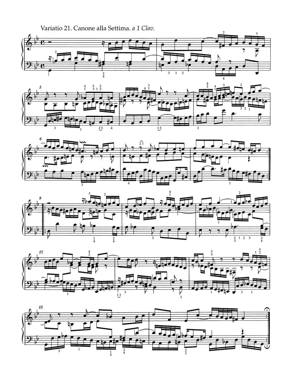 Bärenreiter Goldberg-Variationen BWV 988 Urtext Spielpartitur