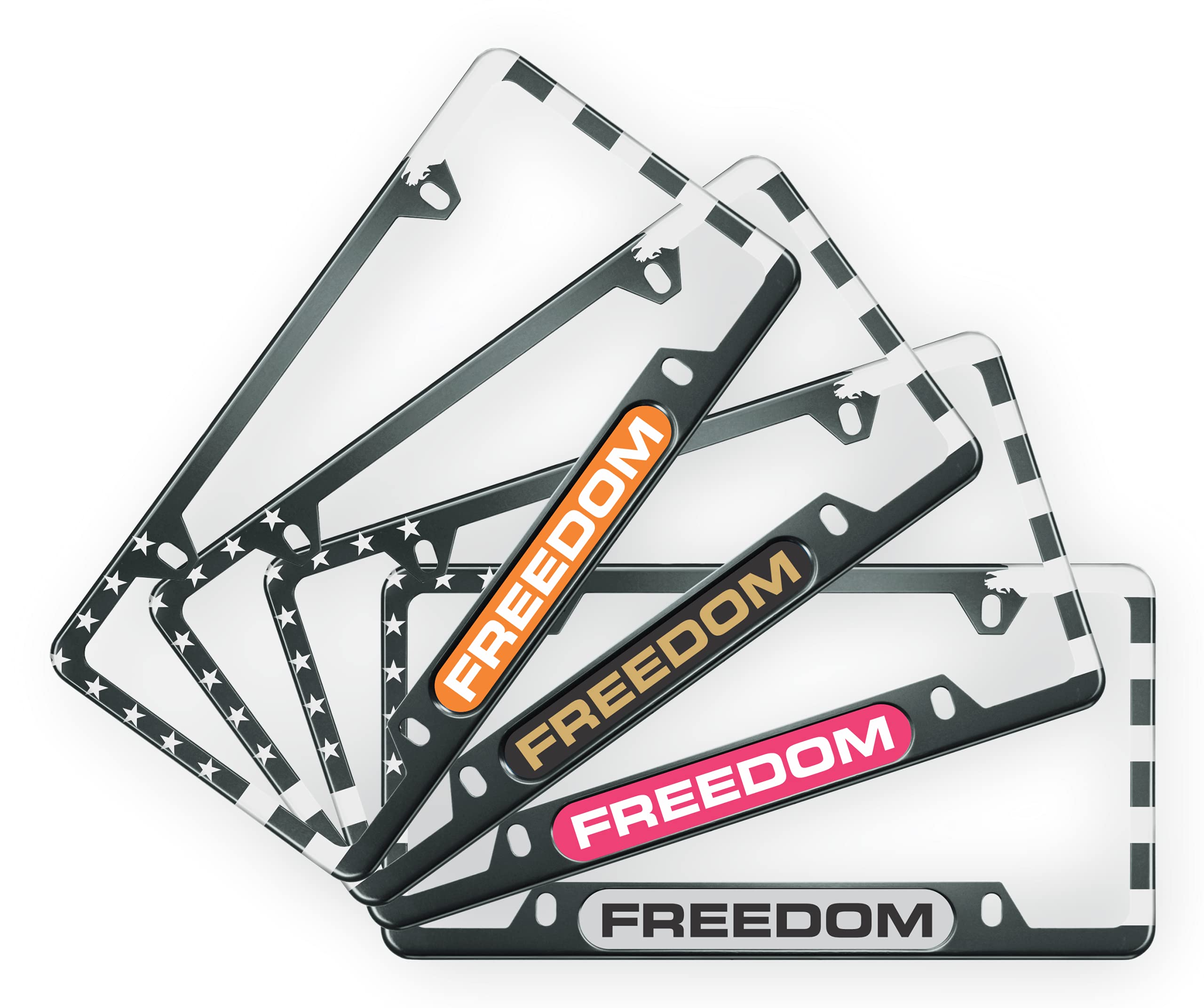 USA Patriotic | American Flag Custom Personalized Anodized Aluminum Thin Top | - Picture 13 of 133