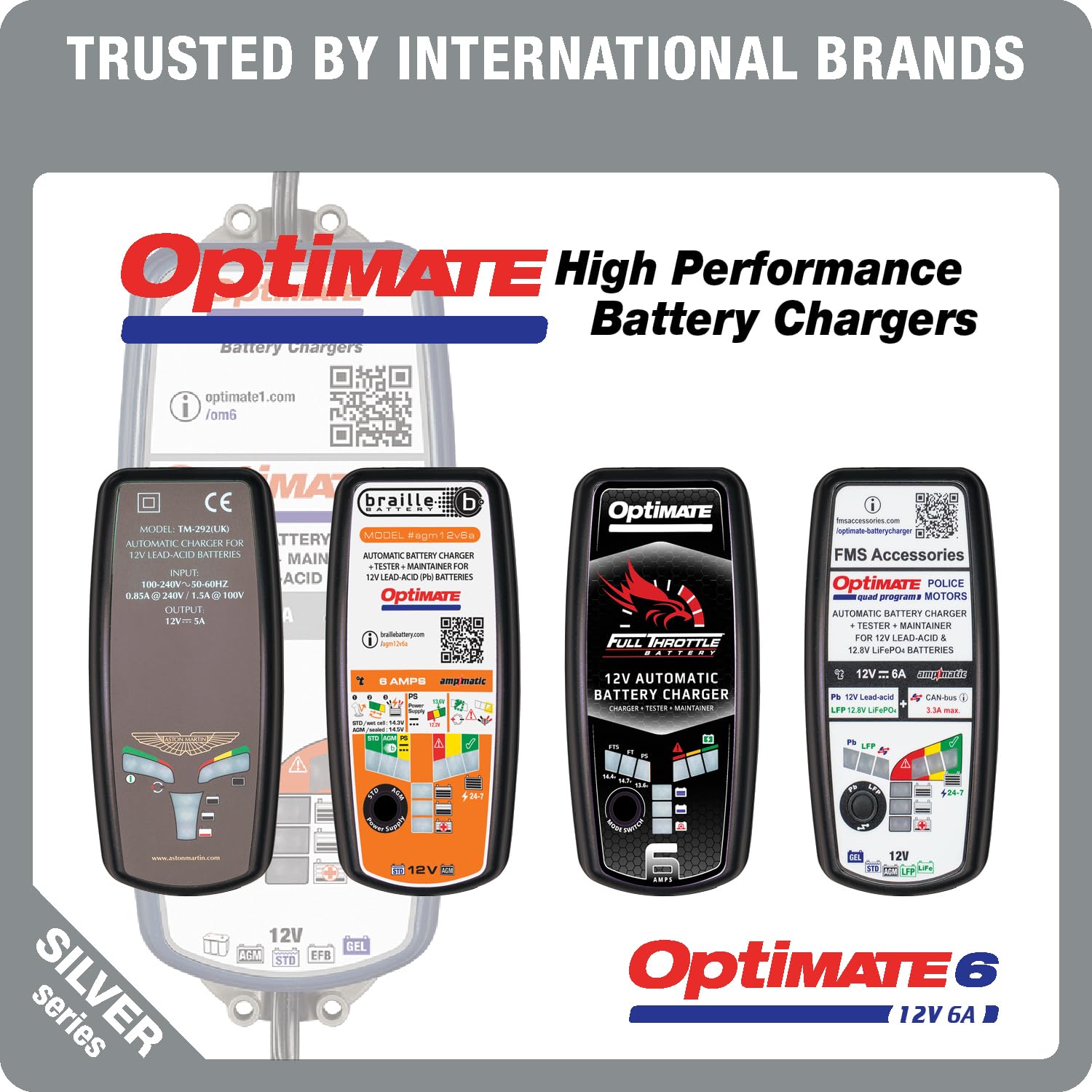 OptiMate 6 Ampmatic 12V 6A Caricabatterie e mantenitore – Caricabatterie automatico intelligente a 9 fasi per batterie al piombo-acido, AGM e GEL da 12V – Caricabatterie di mantenimento sicuro 24/7