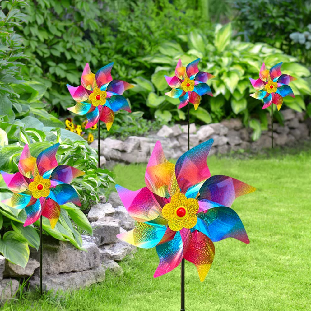 Spinner Protection Windmills For Garden Reflective Windmill,Windmills Scare Birds Pigeons ...