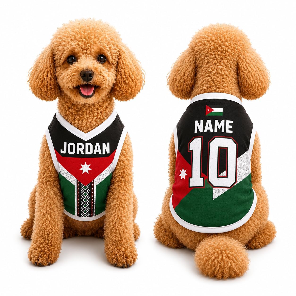 Custom Dog Football Jersey with Name Number Logo, Personalised 2026 Pet Jersey, Breathable Quick Dry T-Shirt for Small Medium Large Dogs, Gift for Fans