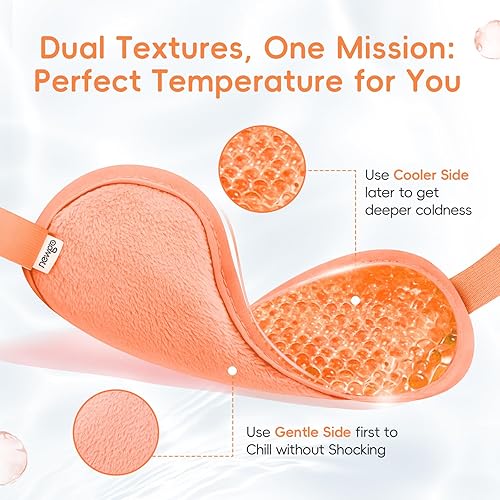 Miniatura 10 de NEWGO Cooling Eye Mask Cold Eye Mask for Dry Eyes, Gel Eye Mask Ice Eye Mask Frozen Reusable Eye Ice Pack Cold Eye Compress for Dark Circles,