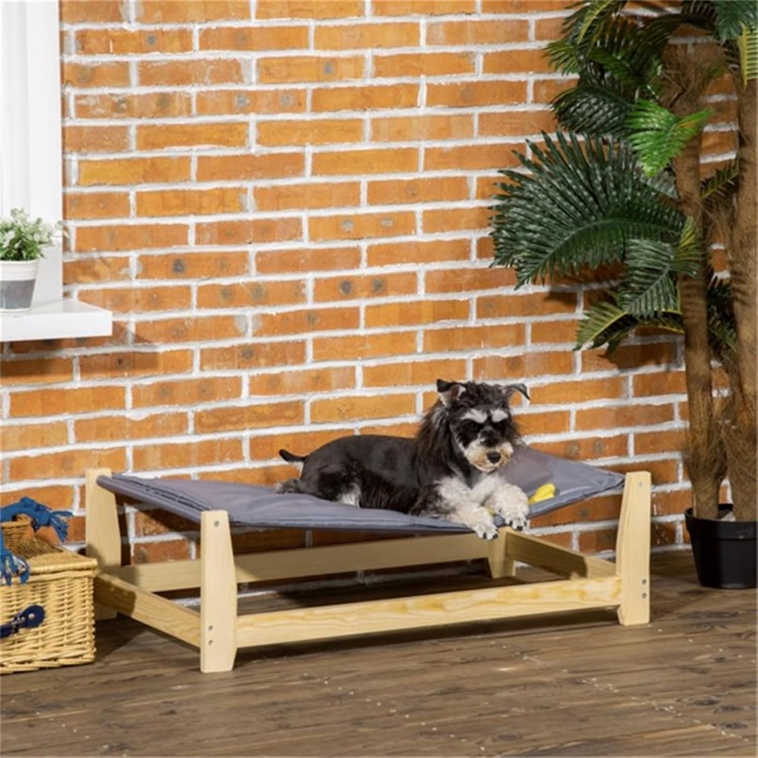 Pet Bed Dog Bed pet Hammock Cushion can be Removed and Cleaned, The Surface is Easy to Wipe pet Furniture can be Used Indoors and Outdoors