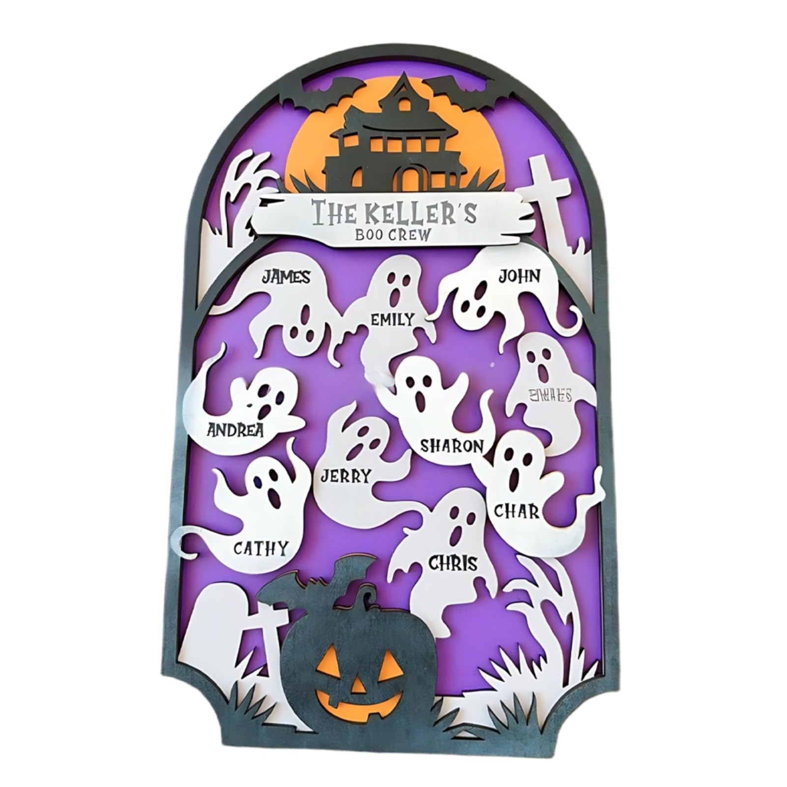 Décoration de pierre tombale d'Halloween en bois : fini le plastique cassant et jetable