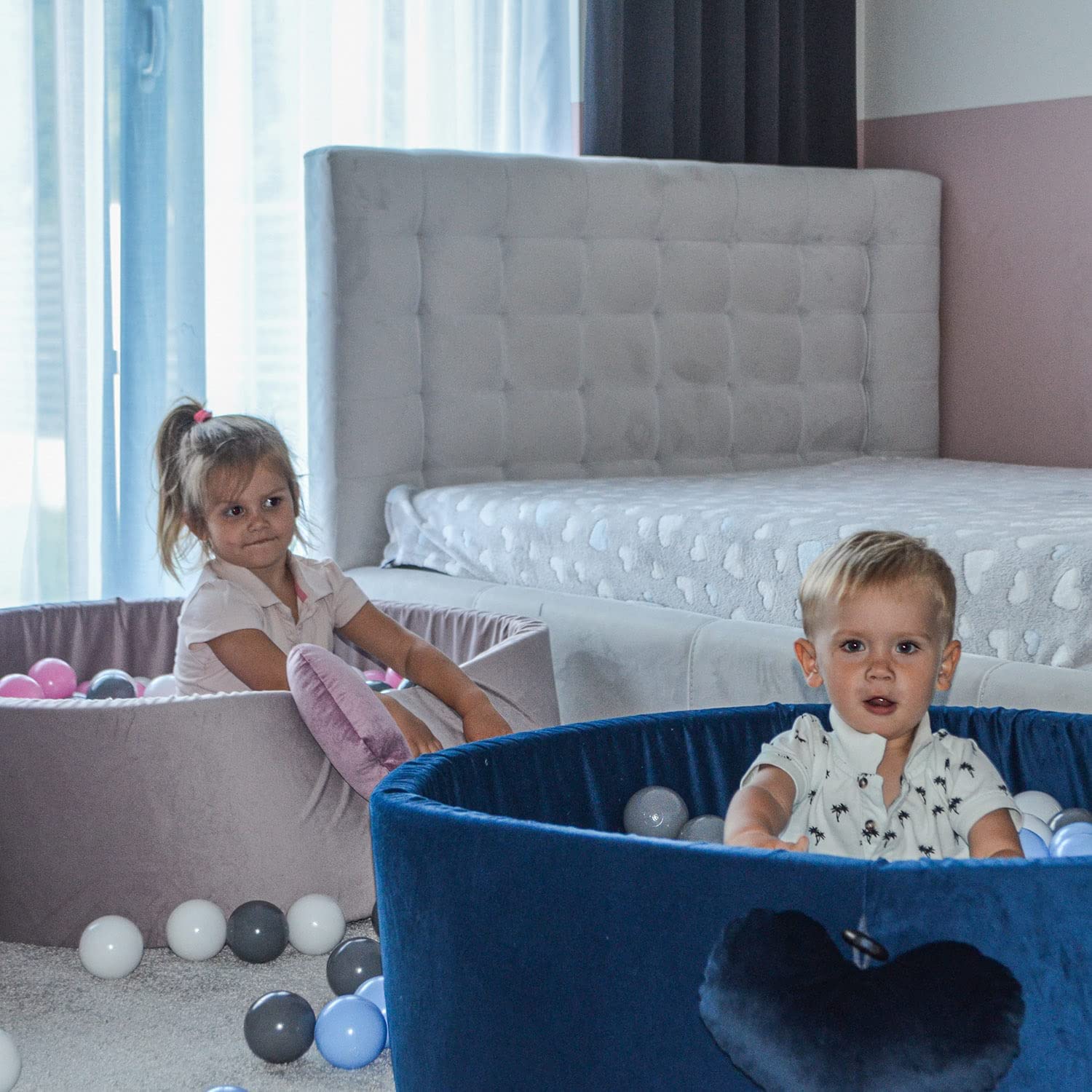 H&F Heimtextilien 500 Bälle für Bällebad Ø 7 cm – Grün Plastikbälle für Kinder & Babys – Weiche & langlebige Spielbälle – BPA-frei & schadstofffrei – Perfekt für Spielzelt, Hüpfburg & Garten