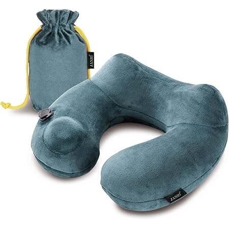 Amazon ポンプ式 ネックピロー U型 首枕 洗える 枕 携帯枕 エアーピロー 旅行 飛行機 バス 海外旅行 収納ポーチ付 まくら 安眠 快眠 トラベルグッズ グリーン ネックピロー オンライン通販