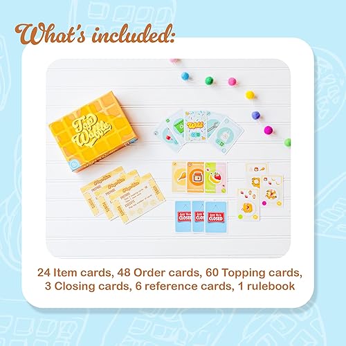 Miniatura 6 de Juego de cartas Top Waffle  Juego maravillosamente delicioso para niños, adolescentes, adultos y noche de juego familiar  Gran regalo para mayores