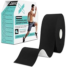 Kinesiology Tape Bulk Roll 114ft - Athletic Sports Tape, Black